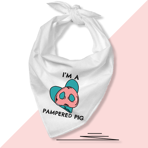 36" Piggy Triangle Bandannas (select a design)