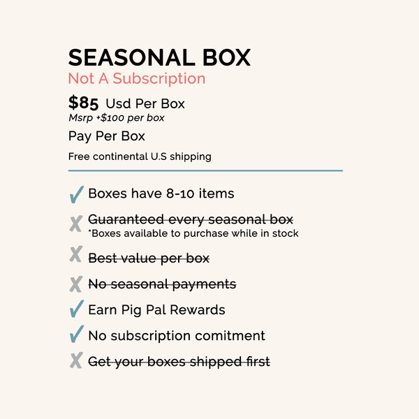 Seasonal OinkBox (One Time Buy)